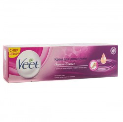 Крем для депиляции, Veet (Вит) 180 мл Суприм Эссенц с ароматом бархатной розы и эфирными маслами