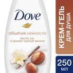 Крем-гель для душа, Dove (Дав) 250 мл Объятия нежности масло ши и пряная ваниль