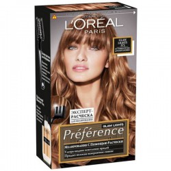 Краска для волос, L'Oreal (Лореаль) Преферанс Глэм Лайт №3 от темно-русых до каштановых