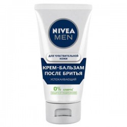 Крем-бальзам после бритья, Nivea (Нивея) 75 мл для чувствительной кожи успокаивающий