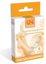 Лейкопластырь мозольный Master Uni 6 шт.
