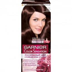 Краска для волос, Garnier (Гарньер) Колор Cенсейшн 4.12 холодный алмазный шатен