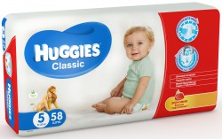 Подгузники, Huggies (Хаггис) 11-25 кг №58 классик