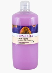 Крем-мыло, Fresh Juice (Фреш Джус) 1000 мл маракуйя и камелия с маслом камелии флакон