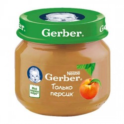 Пюре Gerber персик с 4 мес 80 г